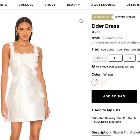 REVOLVE Dresses & Skirts - Revolve (ELLIATT) small, White Dress